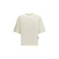 Palm Angels Beige Cotton T-Shirt