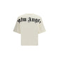 Palm Angels Beige Cotton T-Shirt