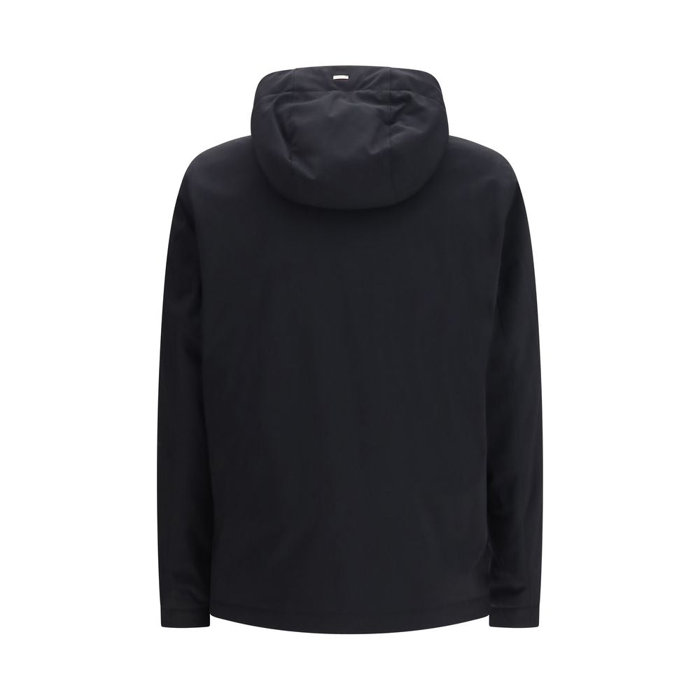 Herno Black Polyester Full-Length Jacket
