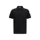 Moncler Black Cotton Polo Shirt