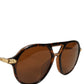Dolce & Gabbana Brown DG4343F Havana Tortoise Women Eyewear Sunglasses