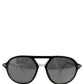 Dolce & Gabbana Black Acetate Frame DG4343F Bridge Detail Sunglasses