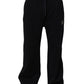 Dolce & Gabbana Dark Blue Relaxed Wide Leg Men Jogger Pants