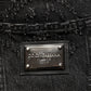 Dolce & Gabbana Dark Gray Cotton WideLeg Oversize Denim Jeans