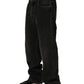 Dolce & Gabbana Dark Gray Cotton WideLeg Oversize Denim Jeans