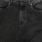 Dolce & Gabbana Dark Gray Cotton WideLeg Oversize Denim Jeans