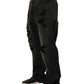 Dolce & Gabbana Dark Gray Distressed Oversize Men Denim Jeans