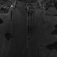 Dolce & Gabbana Dark Gray Distressed Oversize Men Denim Jeans