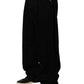 Dolce & Gabbana Black Cotton Relaxed Wide Leg Men Denim Jeans
