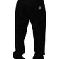 Dolce & Gabbana Black Cotton Relaxed Wide Leg Men Denim Jeans