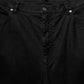 Dolce & Gabbana Black Cotton Relaxed Wide Leg Men Denim Jeans