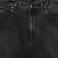 Dolce & Gabbana Dark Gray Cotton WideLeg Oversize Denim Jeans
