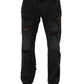 Dolce & Gabbana Dark Gray Cotton Ripped Men Denim Jeans