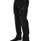 Dolce & Gabbana Dark Gray Cotton Ripped Men Denim Jeans