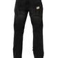 Dolce & Gabbana Dark Gray Cotton Ripped Men Denim Jeans