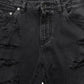 Dolce & Gabbana Dark Gray Cotton Ripped Men Denim Jeans