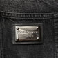 Dolce & Gabbana Dark Gray Cotton Baggy Cargo Men Denim Jeans