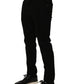 Dolce & Gabbana Black CottonStretch Regular Skinny Denim Jeans