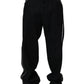 Dolce & Gabbana Black Cotton Stretch Straight Men Denim Jeans