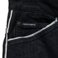 Dolce & Gabbana Black Cotton Stretch Straight Men Denim Jeans