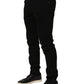 Dolce & Gabbana Black Cotton Stretch Skinny Denim Trouser Jeans