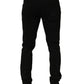 Dolce & Gabbana Black Cotton Stretch Skinny Denim Trouser Jeans