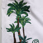 Dolce & Gabbana White Palm Embroidery Denim Bermuda Shorts