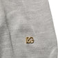 Dolce & Gabbana Gray Silk Crew Neck Short Sleeves T-shirt