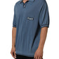 Dolce & Gabbana Blue Cotton Collared Short Sleeves T-shirt