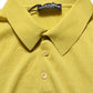 Dolce & Gabbana Yellow Cashmere Short Sleeves Polo T-shirt