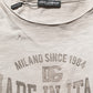 Dolce & Gabbana Light Gray Graphic Print Distressed T-shirt