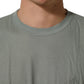 Dolce & Gabbana Green Cotton Short Sleeve Crew Neck T-shirt