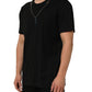 Dolce & Gabbana Black Dog Tag Short Sleeve CrewNeck T-shirt