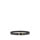 Ferragamo Black Calf Leather Bos Taurus Regular Belt
