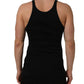 Dolce & Gabbana Black DG Logo Cotton Ribbed Tank Top T-shirt