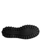 Dolce & Gabbana Black Calf Leather Hi-Trekking Derby Shoes