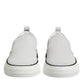Dolce & Gabbana White Perforated Custom 2.Zero Sneakers Shoes