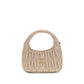 Miu Miu Beige Calf Leather Bos Taurus Handbag
