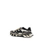 Dolce & Gabbana Gray Calf Leather Bos Taurus Chunky Sneakers