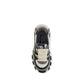 Dolce & Gabbana Gray Calf Leather Bos Taurus Chunky Sneakers