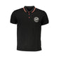 Cavalli Class Black Cotton Men's Polo Shirt