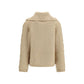 Moncler Beige Alpaca Vicugna Pacos Cardigan
