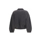 Darkpark Gray Cotton Sweatshirt