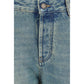 Darkpark Blue Cotton Boyfriend Jeans