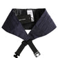 Dolce & Gabbana Dark Blue 100% Silk Belt Waist Cummerbund