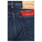 Jacob Cohen Blue Cotton Tapered Jeans