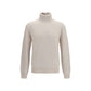 Brioni Beige Cashmere Turtleneck