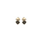 Self-Portrait Gold Brass Earrings
