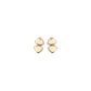 Self-Portrait Gold Brass Earrings