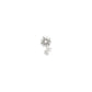 Self-Portrait Silver Brass Broch